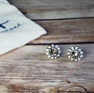 Celestial Frost Stud Earrings